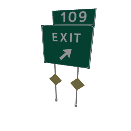Exit sign right sibbb