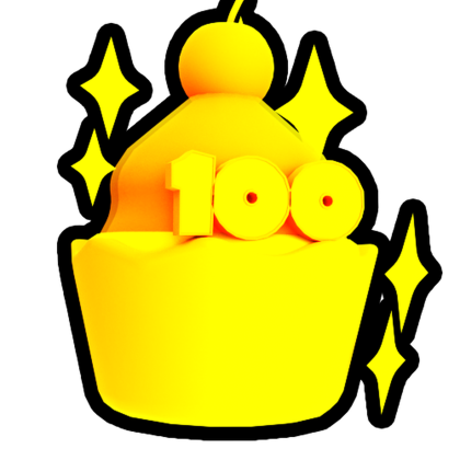 Gold 100M Cupcake