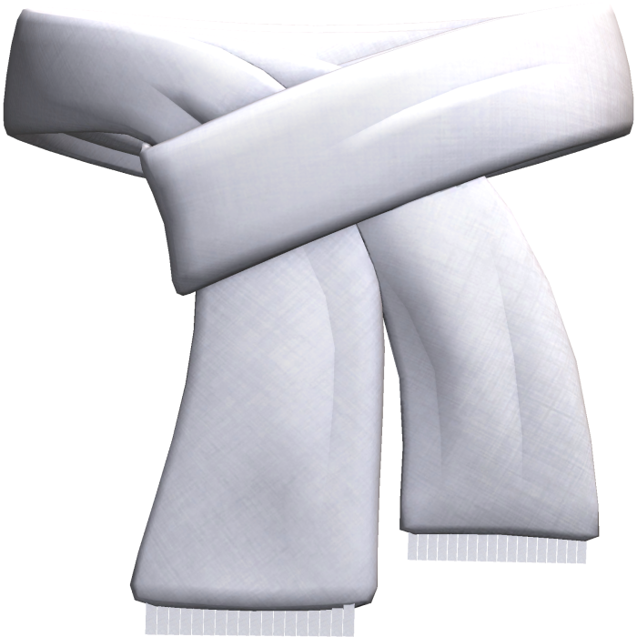Winter White Scarf
