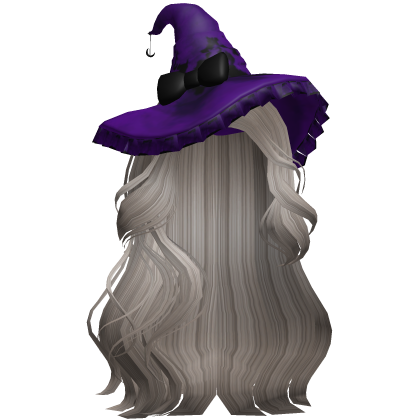 Halloween Side Swept Witch Hair (Ash Blonde)