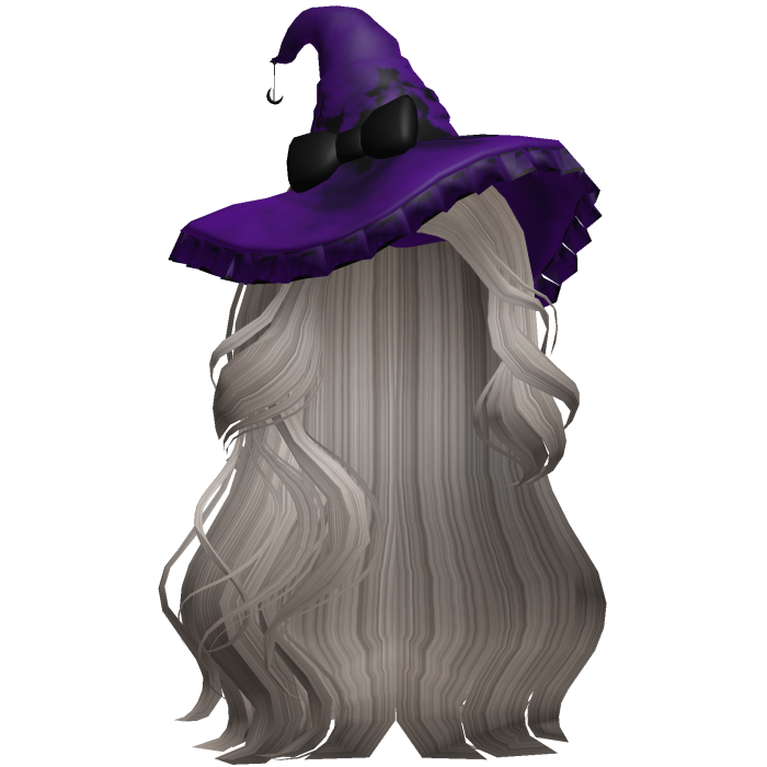 Halloween Side Swept Witch Hair (Ash Blonde)
