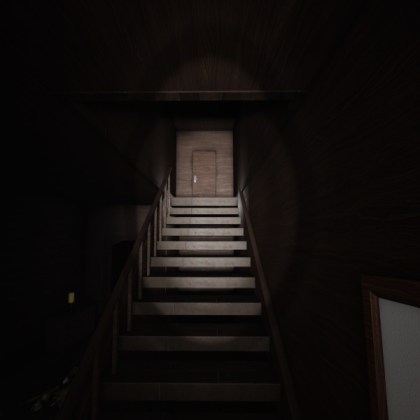 my movie horror film run up stairs Roblox decal