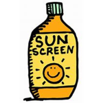 Kaimpuo eats sunscreen