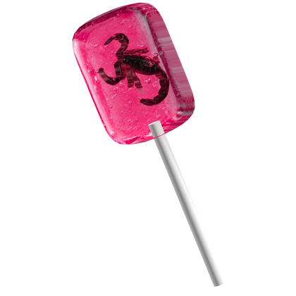 niche insect lollypop pink