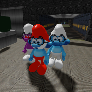 Survive the smurfs in area 51!