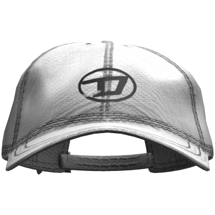 backwards white grunge disel distressed cap
