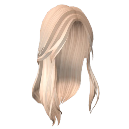 Blonde Hair With Bangs Roblox decal