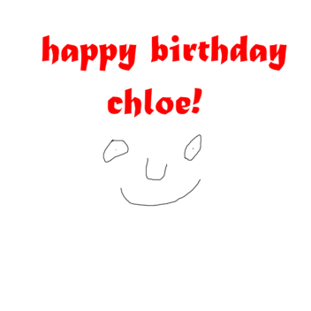 Happy Birthday Chloe!