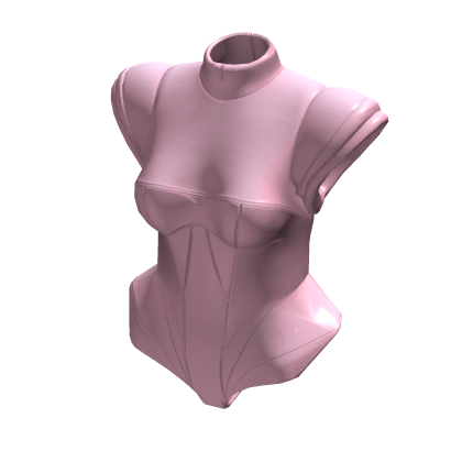 💛Y2K Light Pink Gothic Fitted Leather Top[SUSIE] thumbnail
