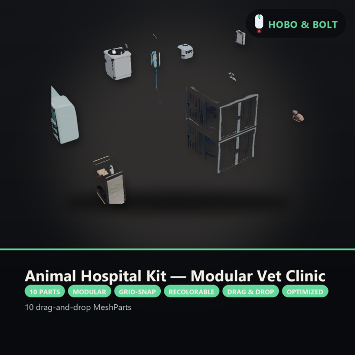 Animal Hospital Kit — Modular Vet Clinic preview 5