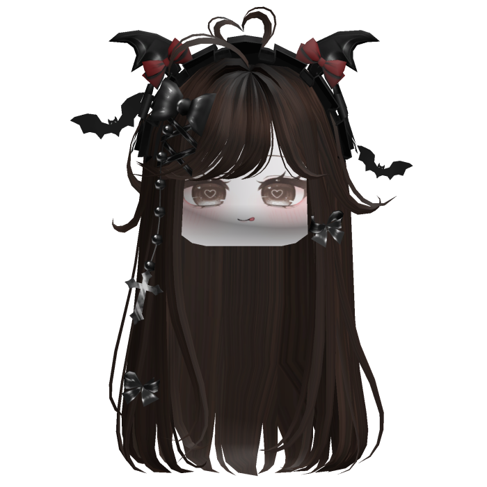 Vamp Straight  Hair w/Headband (Dark  Brown)