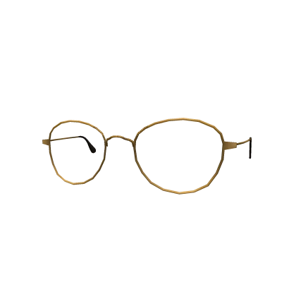Hipster Glasses Gold Roblox Item Rolimon s