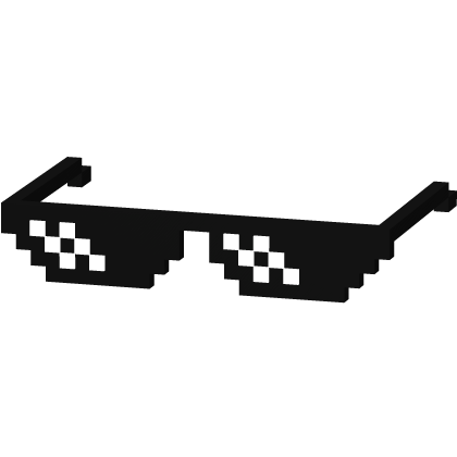 Deal With It Meme Pixel Sunglasses Roblox item