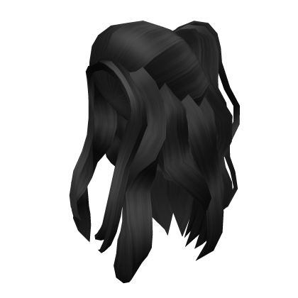Black Curly Popstar Hair Roblox item