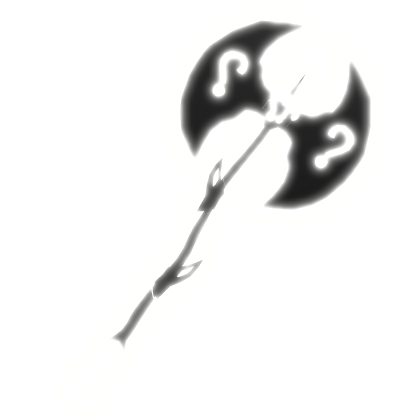 ❔ Emissive White Glowing Mystery Axe
