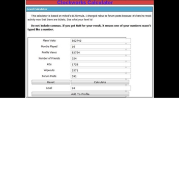 Clockworks Calculator(Wait 2 minutes for upload)
