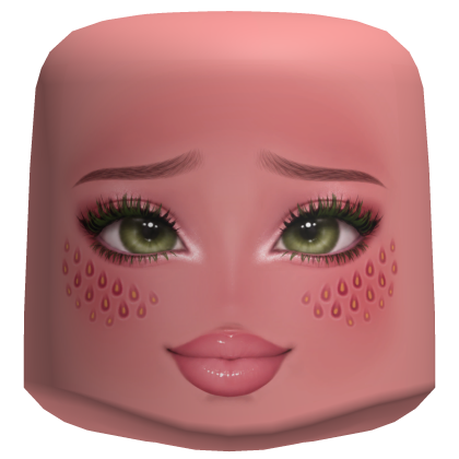 Strawberry Sweet Smile Baddie Makeup