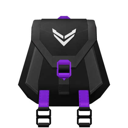 Shadow Tactic Viper Backpack Black Purple Roblox item