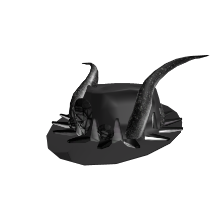 Limited Black Moe Emo Vkei Fedora void star horns  Roblox item