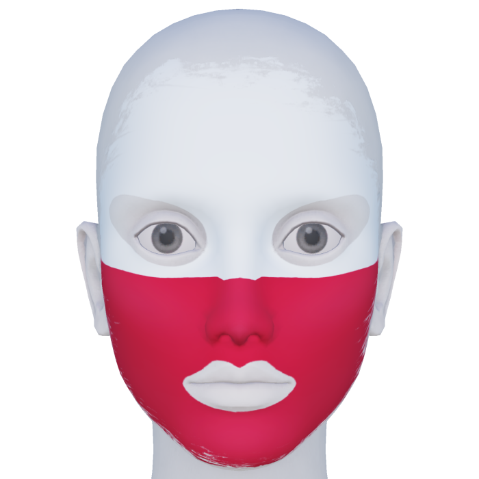 Poland Facepaint