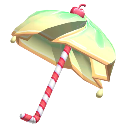 harajuku decora green melon soda umbrella 🍈🍒 | Roblox Item