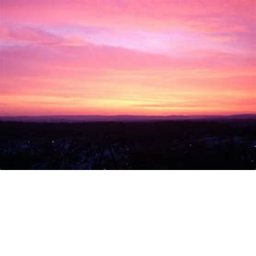hobby with 2 random walls and a pink sky