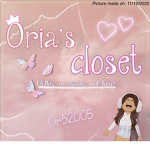 - Oria’s closet -