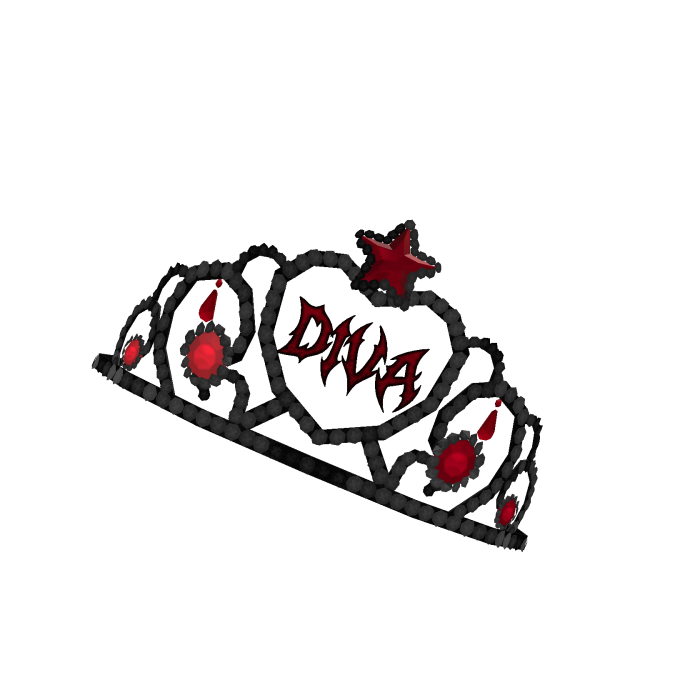 Diva punk Crown(Red)