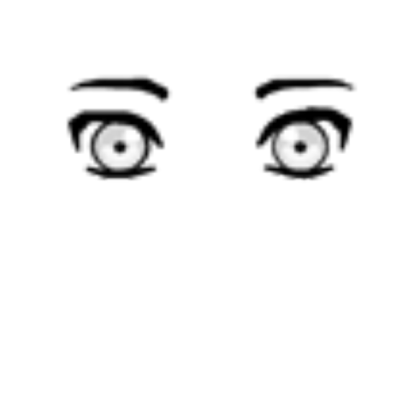 white eyes Roblox decal
