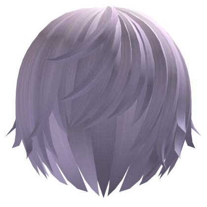 (;´༎҂ ᆺ ᗜ ༎`) Emo Fantasy Anime Hair ҂ Purple Roblox item