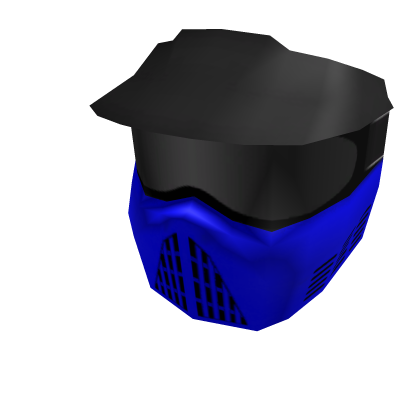 Blue Paintball Mask