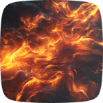 Fire / Flames Storm Background