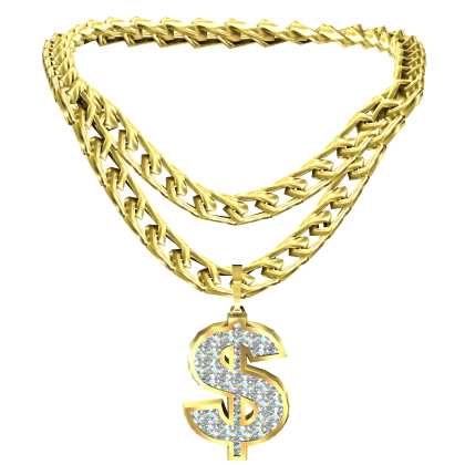 double gold money chain thumbnail