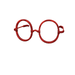 Harry Plopper Nerd Glasses 3.0(Red Shards)