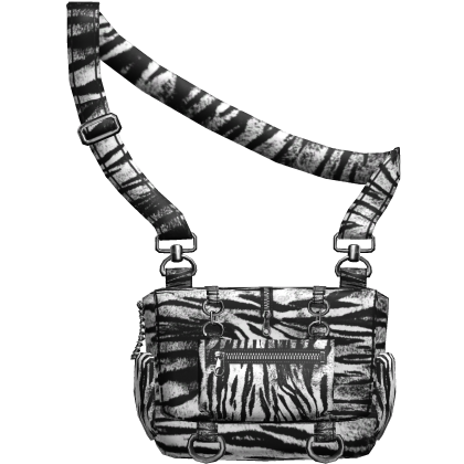 zebra print niche crossbody emo messenger bag 4.