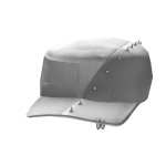 [ pbr ] White Denim w/Leather Cap