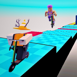 Obby But You're On A Scooter!! 🛴💥