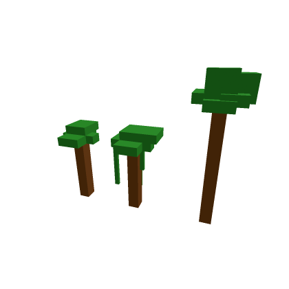 Low Poly Tree Set