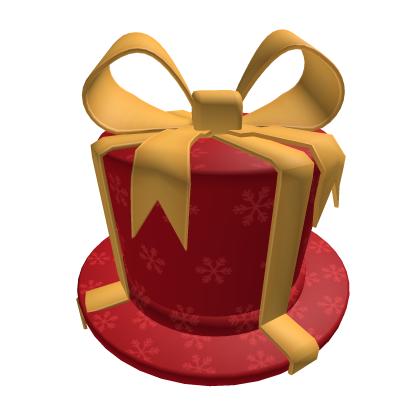 Christmas Present Top Hat