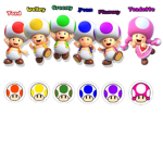 Toad <3 Toadette