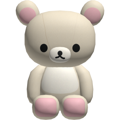 Cute Korilakkuma Bear Plushie Backpack Roblox item
