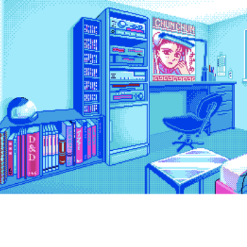 Vaporwave room