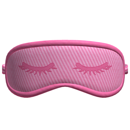 kawaii pink sleep mask Roblox item