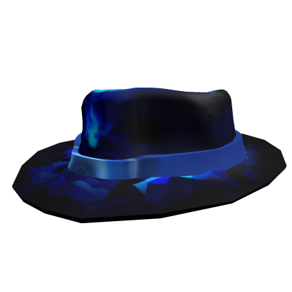 Fedora of the Midnight Azure Wisp
