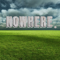 the middle of nowhere.