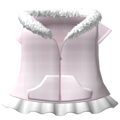cute plaid hoodie & mini skirt 3.0 - pink