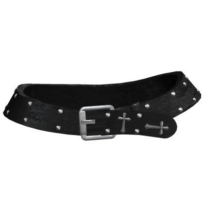 [Blush Fashion] Y2K Black Studded Belt