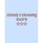 Cloudy x clothing store