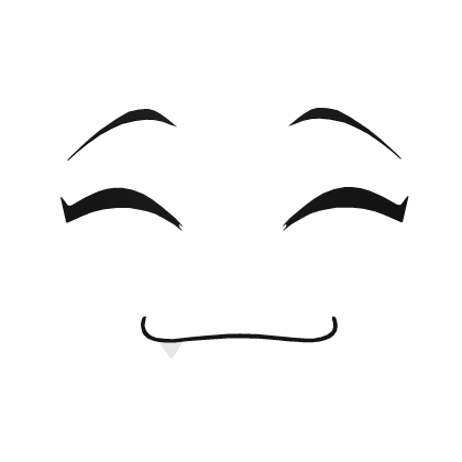3D Cute Anime Smile with Tooth Roblox item