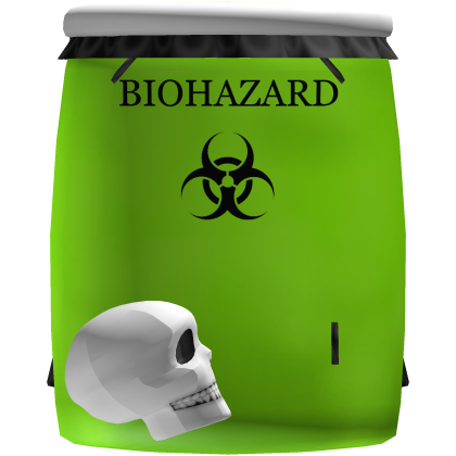 Toxic waste biohazard backpack